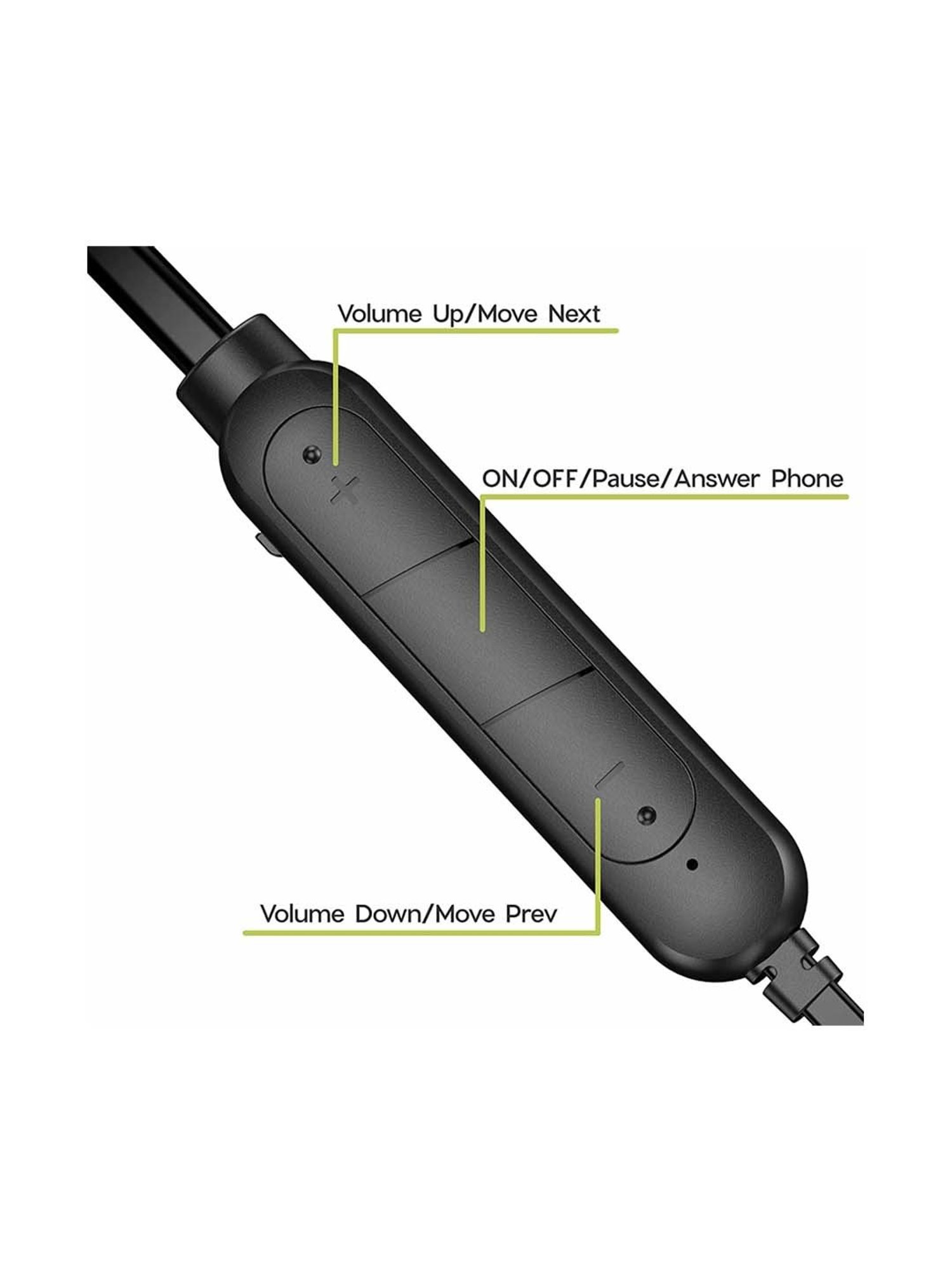 Maxx NX5 Wireless Neckband with Rapid Charge (Black)