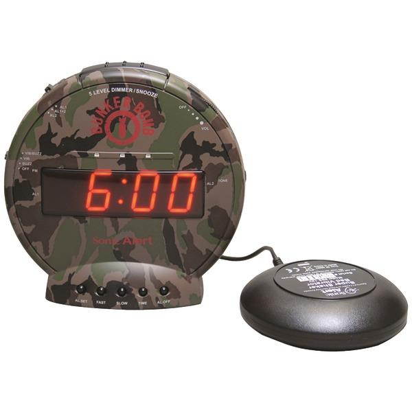 SONIC BOMB SA-SBC575SS Bunker Bomb Alarm Clock