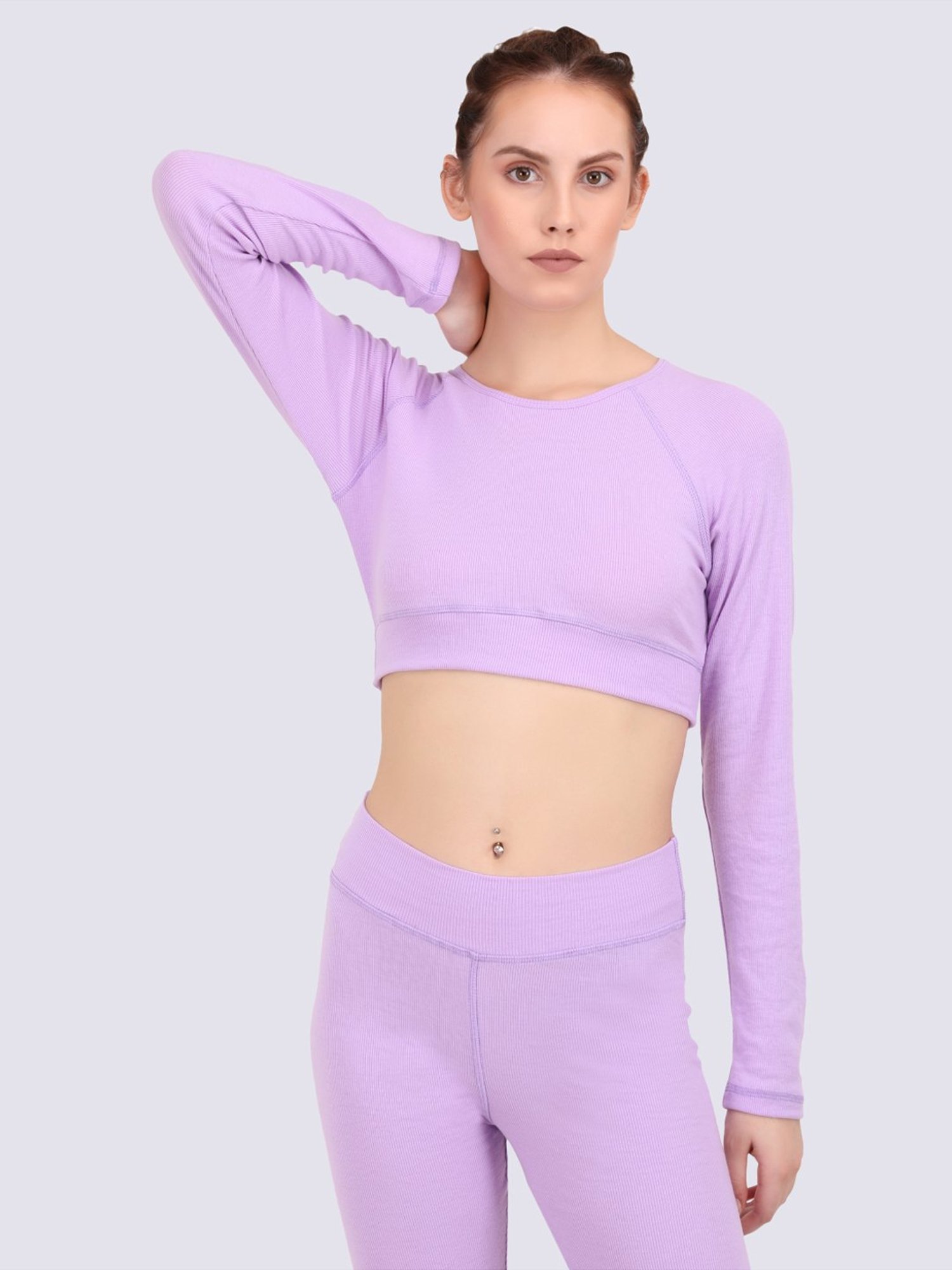 EVERDION Lavender Cotton Sports Top
