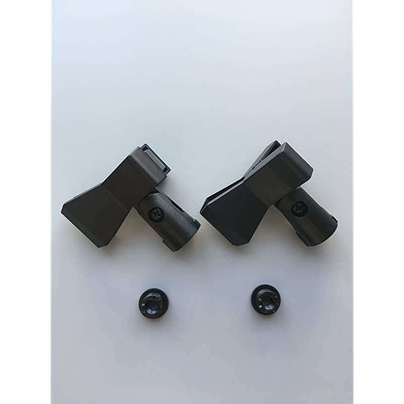 Pack of 2 Pcs Universal Adjustable Microphone Butterfly Clip