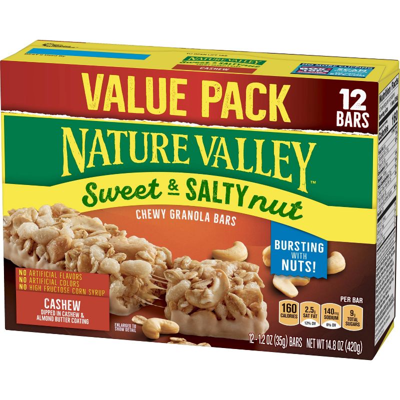 Nature Valley Sweet and Salty Cashew Value pack - 18.8oz