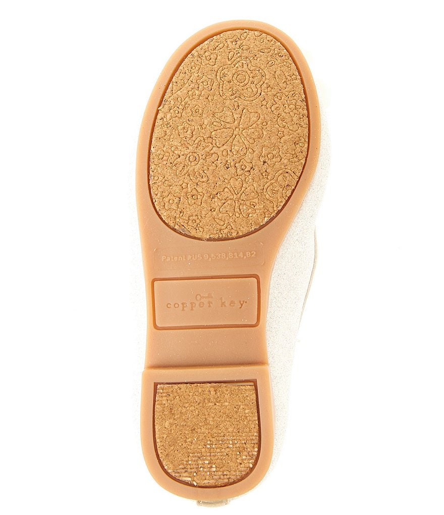Copper Key Girls' Surely-T Glitter Ballet Flats (Toddler)