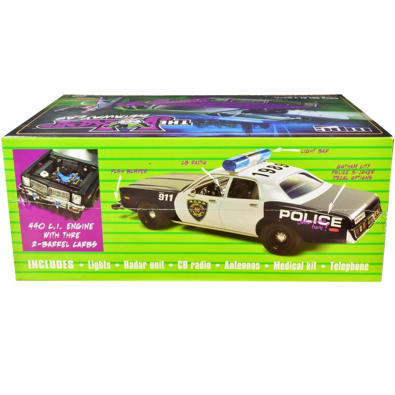 Skill 2 Model Kit 1977 Dodge Monaco with Joker Resin Figurine "Batman" 3-in-1 Kit 1/25 Scale Model by MPC