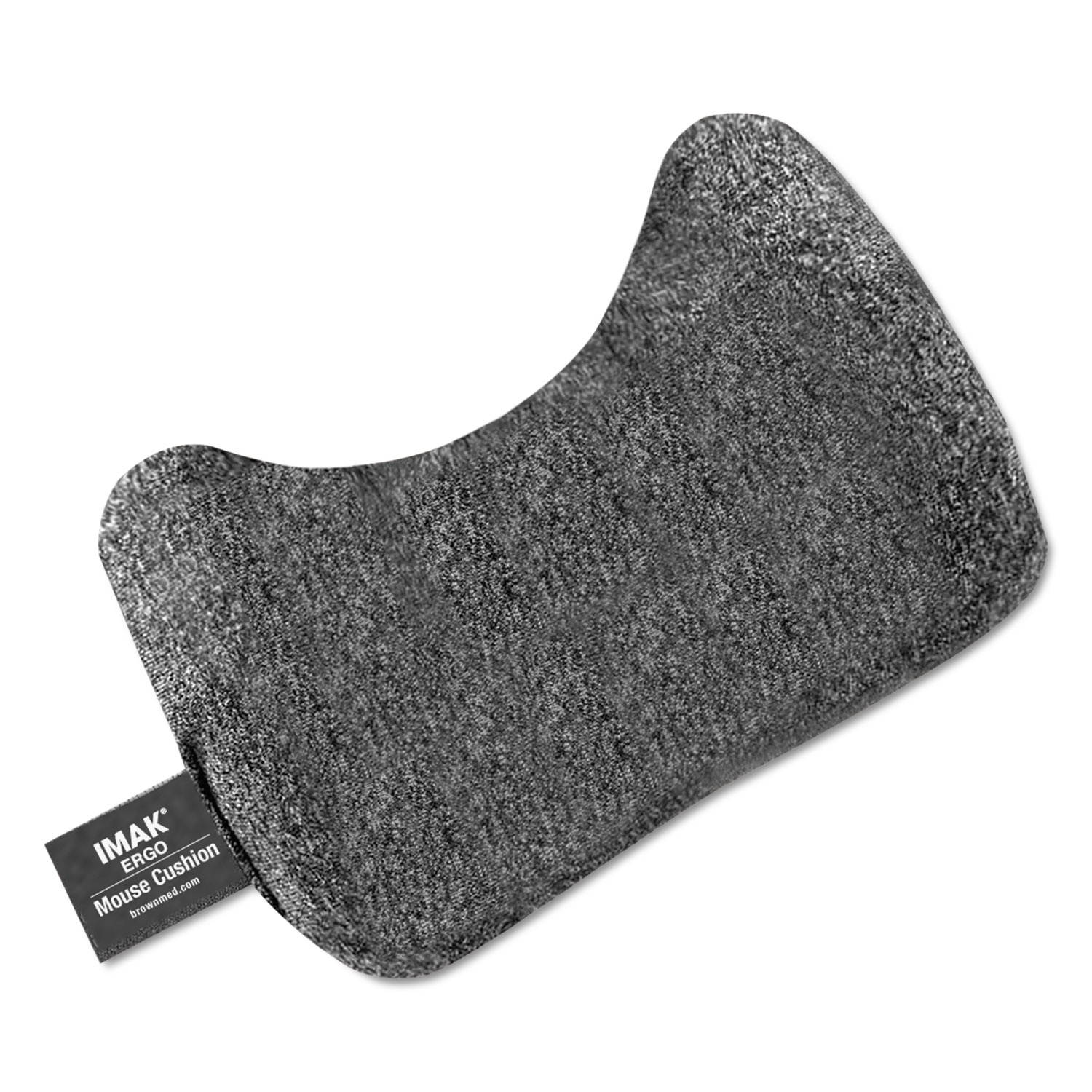 IMAK A10166 ErgoBeads Soft Fabric Mouse Wrist Rest Gray