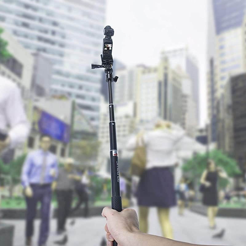 Selfie Stick Compatible for DJI OSMO PocketGoPro Hero 876543+3 SJCAMAKASOXiaomi Yi and Cell Phone