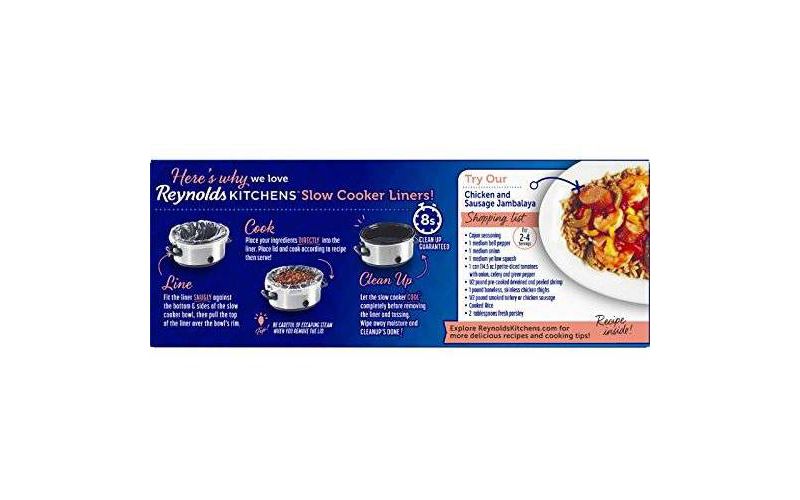 Reynolds Kitchens Small Size Slow Cooker Liners - 5ct