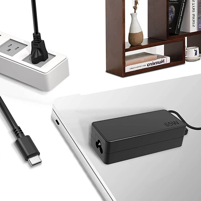 45W 4X20M26268 Type C AC Charger Fit for Lenovo ThinkPad T480 T580 T480s Yoga C940 C740 C930 730 S730 730S 920 Chromebook c330 100e 300e 500e c340 s340 USBC Laptop Power Supply Adapter Cord