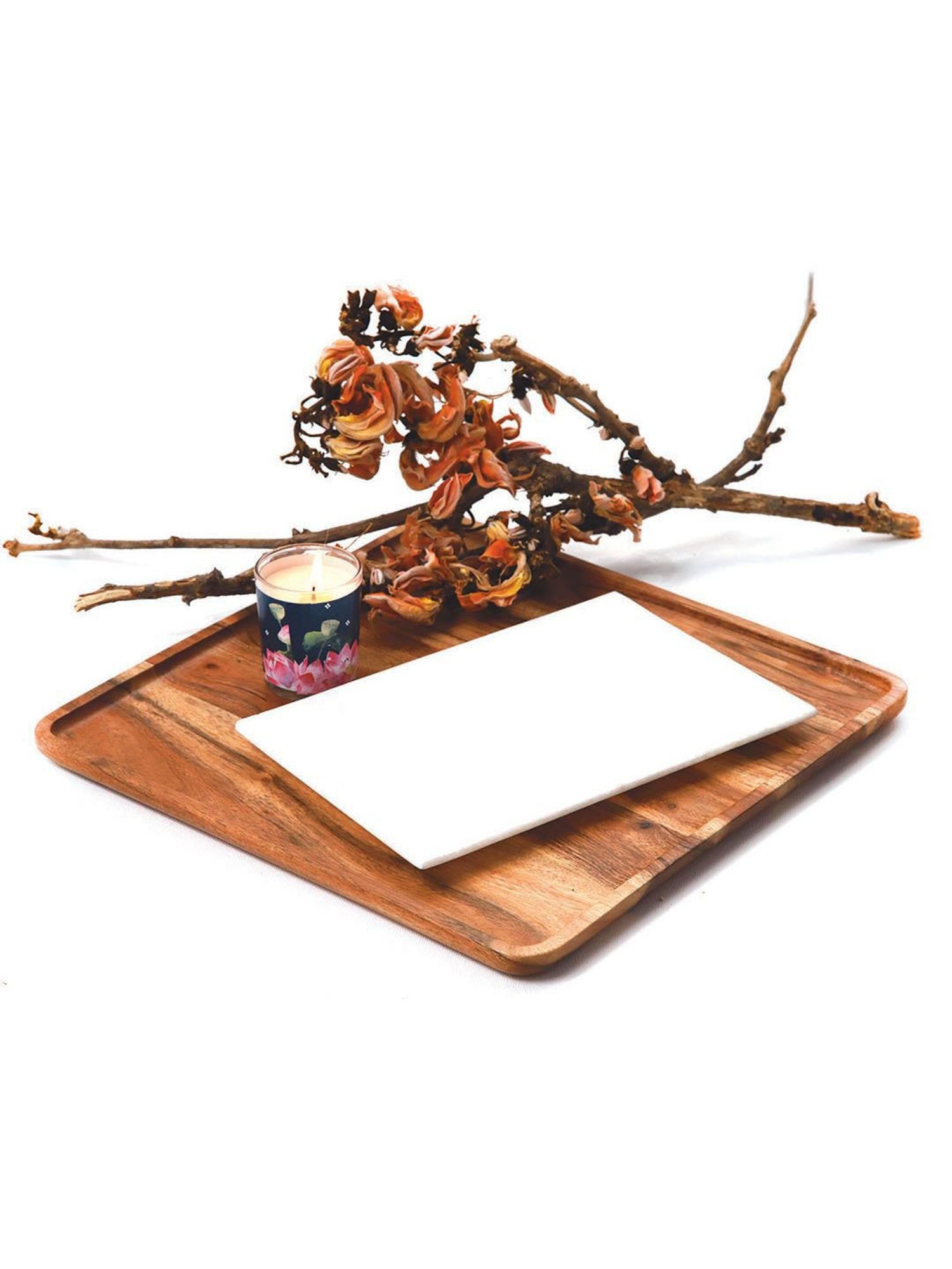 Fabindia Chitra Red Ceramic Large Oval Platter