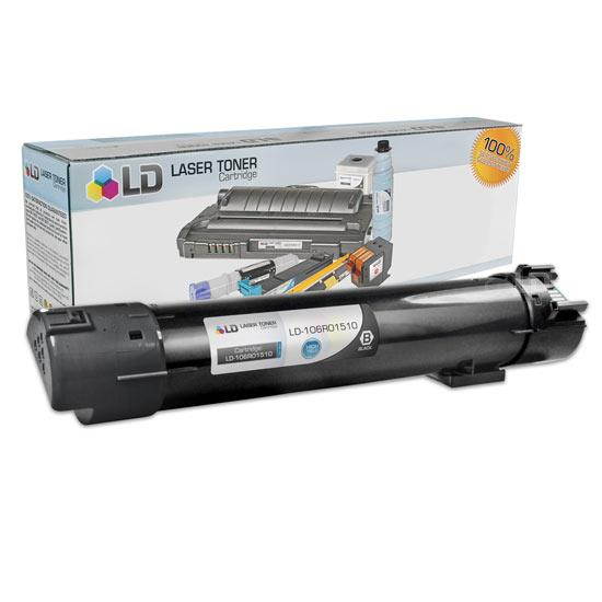 LD &copy; Compatible Xerox Phaser 6700 Set of 5 Toner Cartridges: 2 HY Black 106R01510, 1 HY Cyan 106R01507, 1 HY Magenta 106R01508 and 1 HY Yellow 106R01509