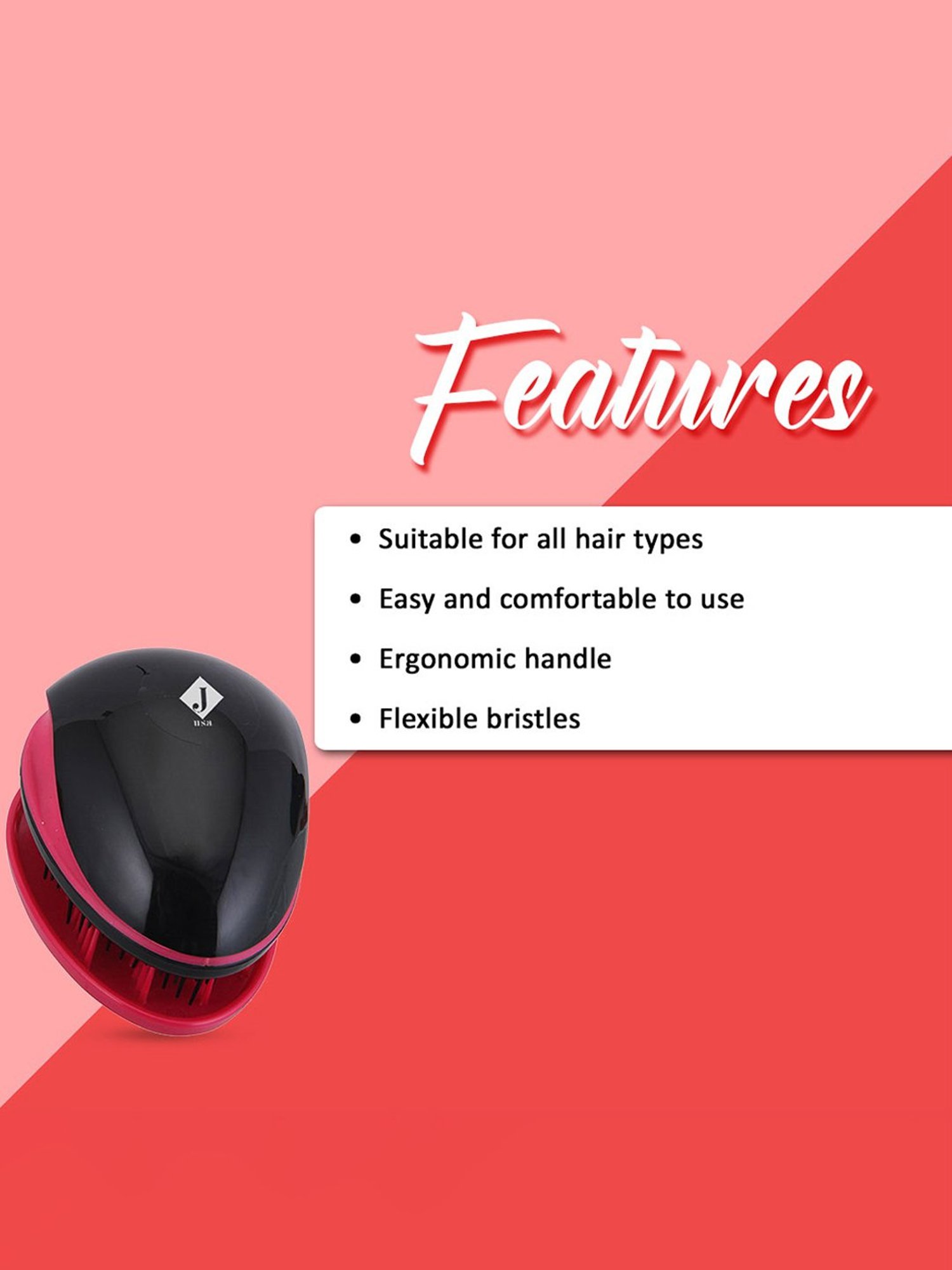 Jaquline USA Swish Tangle Eraser Brush