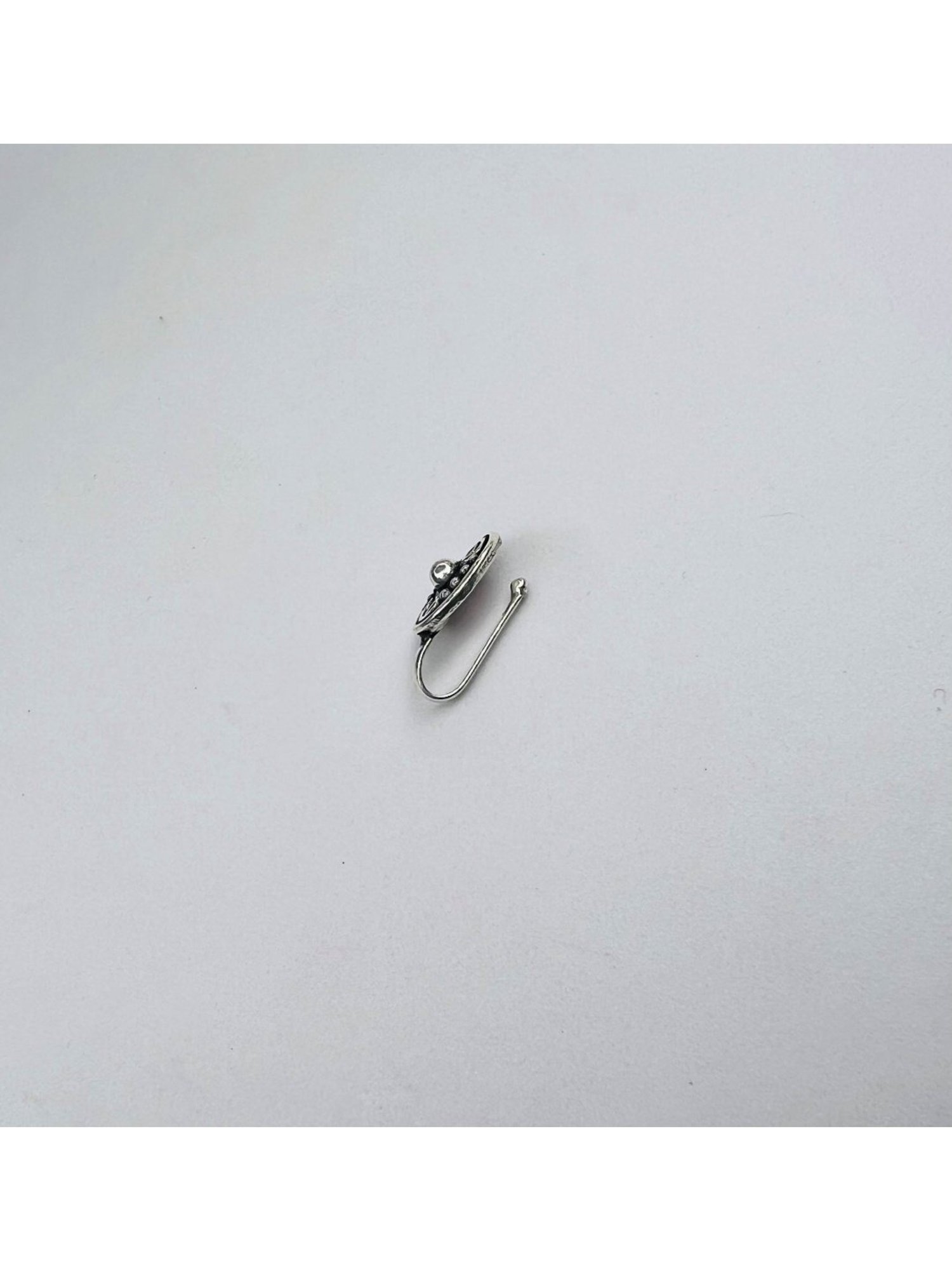 Zavya 92.5 Sterling Silver Floral Nosepin for Women