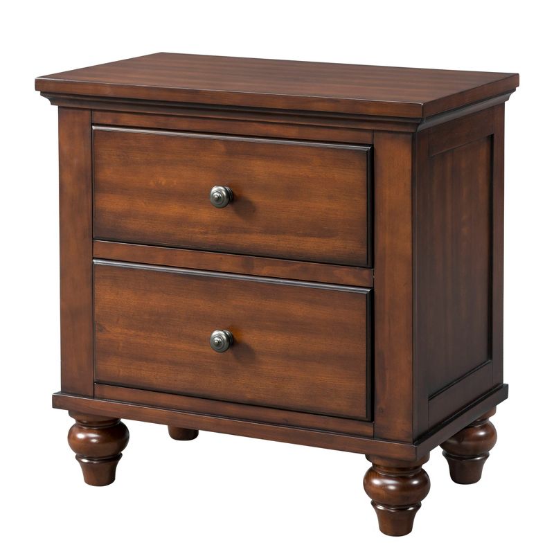 6pc King Channing Storage Bedroom Set Cherry - Picket House Furnishings