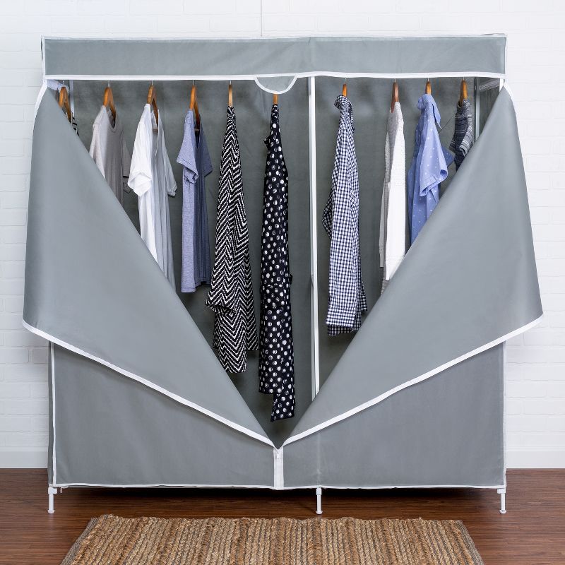 Home Basics Storage Closet with Shelving