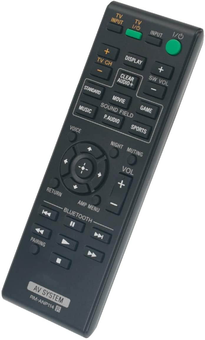 RM-ANP114 Replacement Remote Control Applicable for Sony Sound Bar HT-CT770 HT-CT370 HTCT770 HTCT370 Soundbar