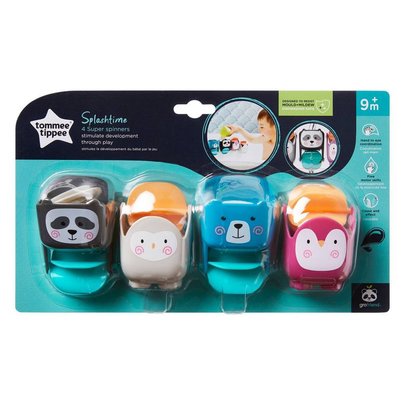 Tommee Tippee Splashtime Super Spinners Bath Toys