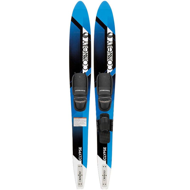 Connelly Eclypse Premier Adjustable Composite UV Coated Water Ski Pair, Blue