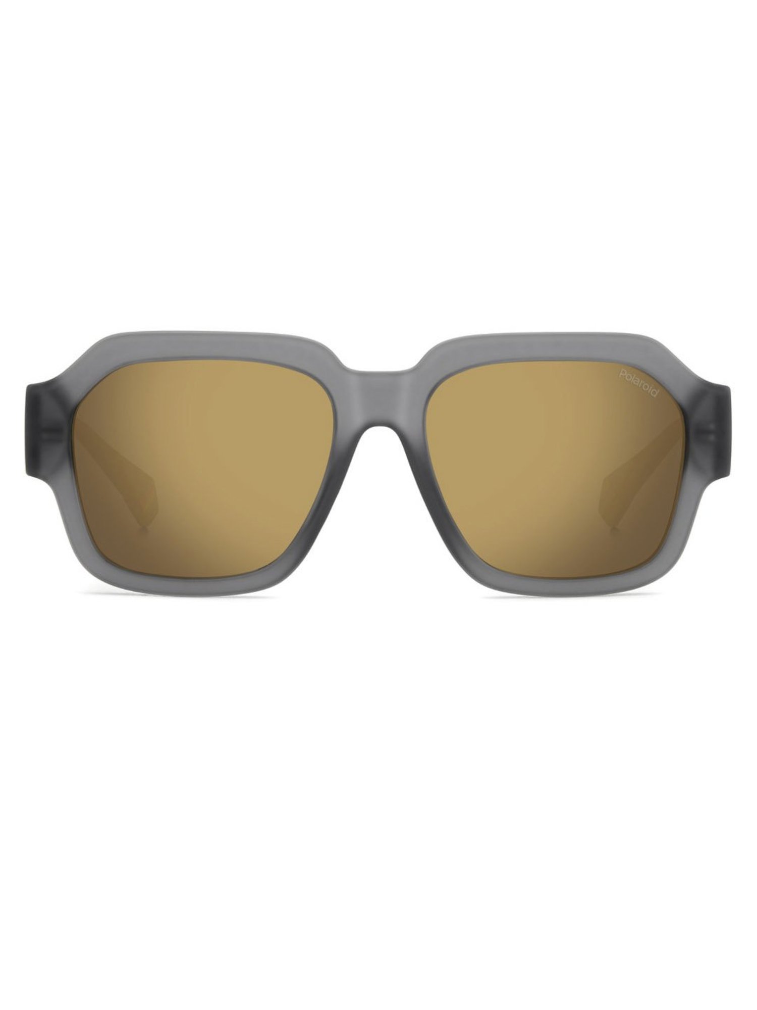 Polaroid Grey Round UV Protection Unisex Sunglasses