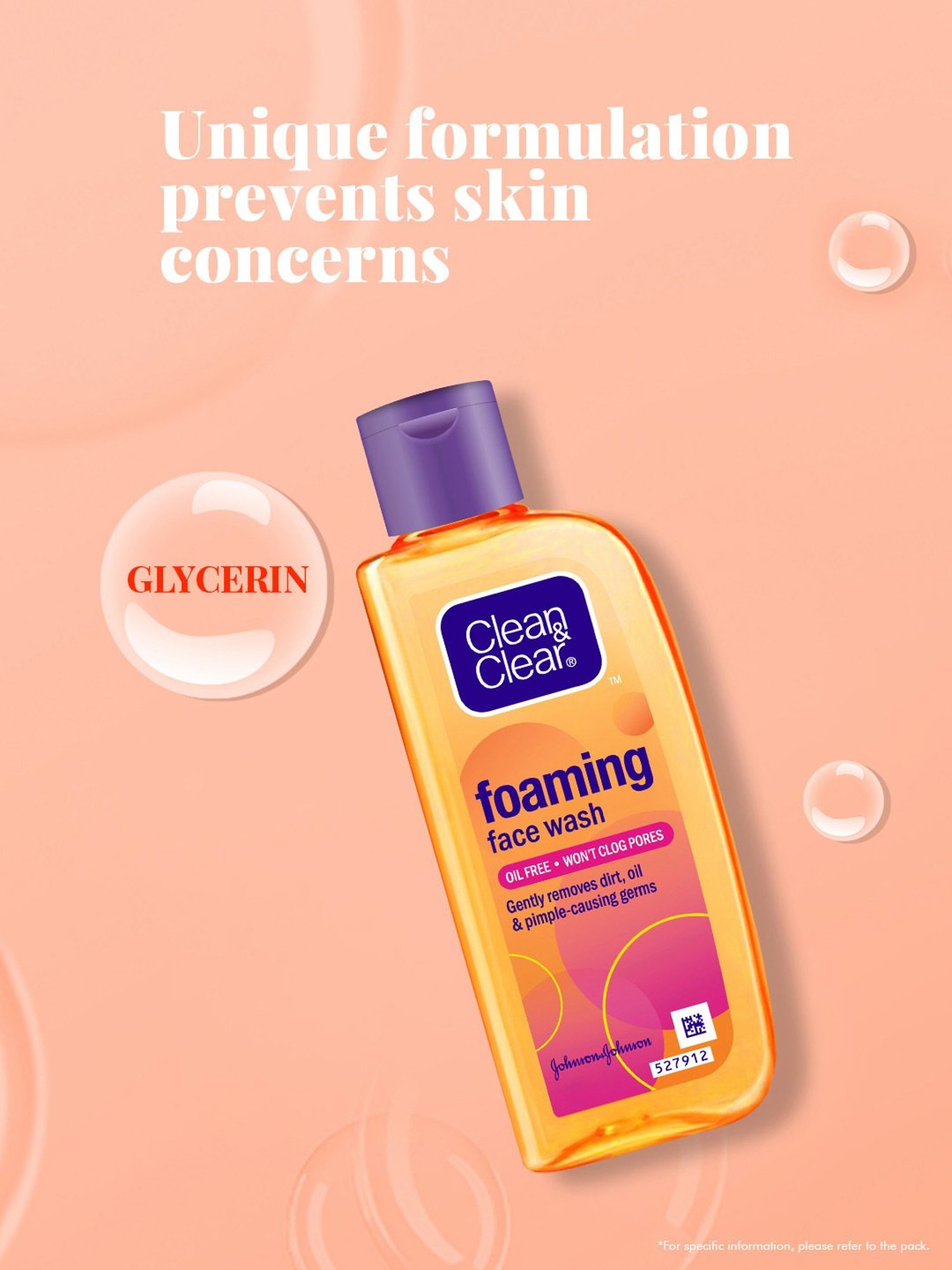 Clean & Clear Foaming Face Wash - 150 ml