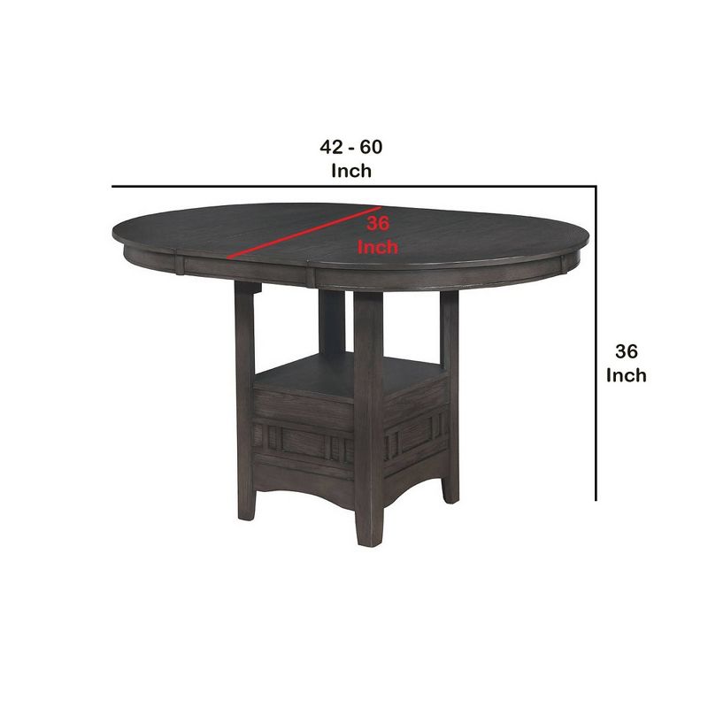 Flash Furniture Bar Height Table Base Foot Ring with 4.25'' Column Ring - 19.5'' Diameter