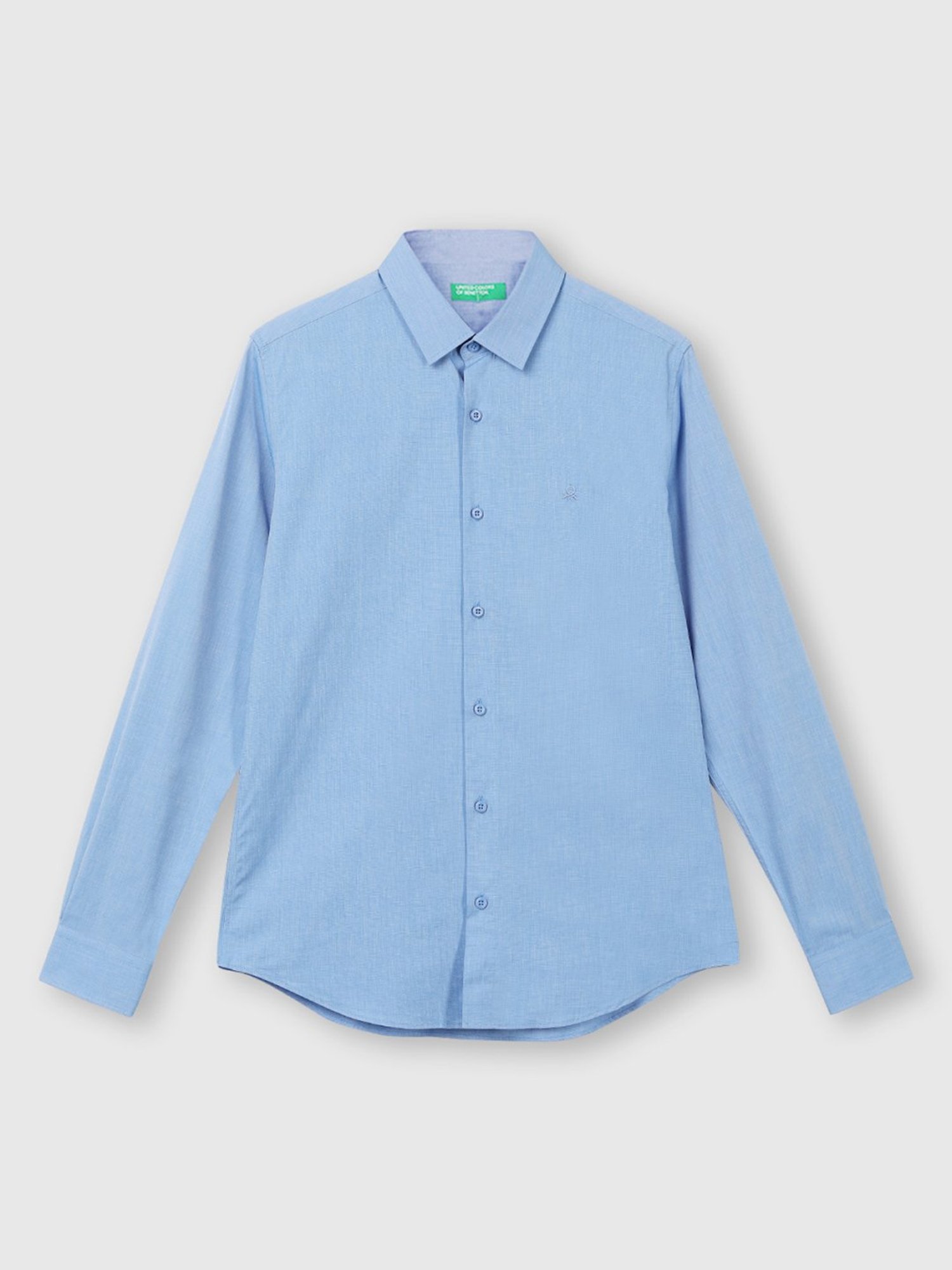 United Colors of Benetton Blue Slim Fit Shirt
