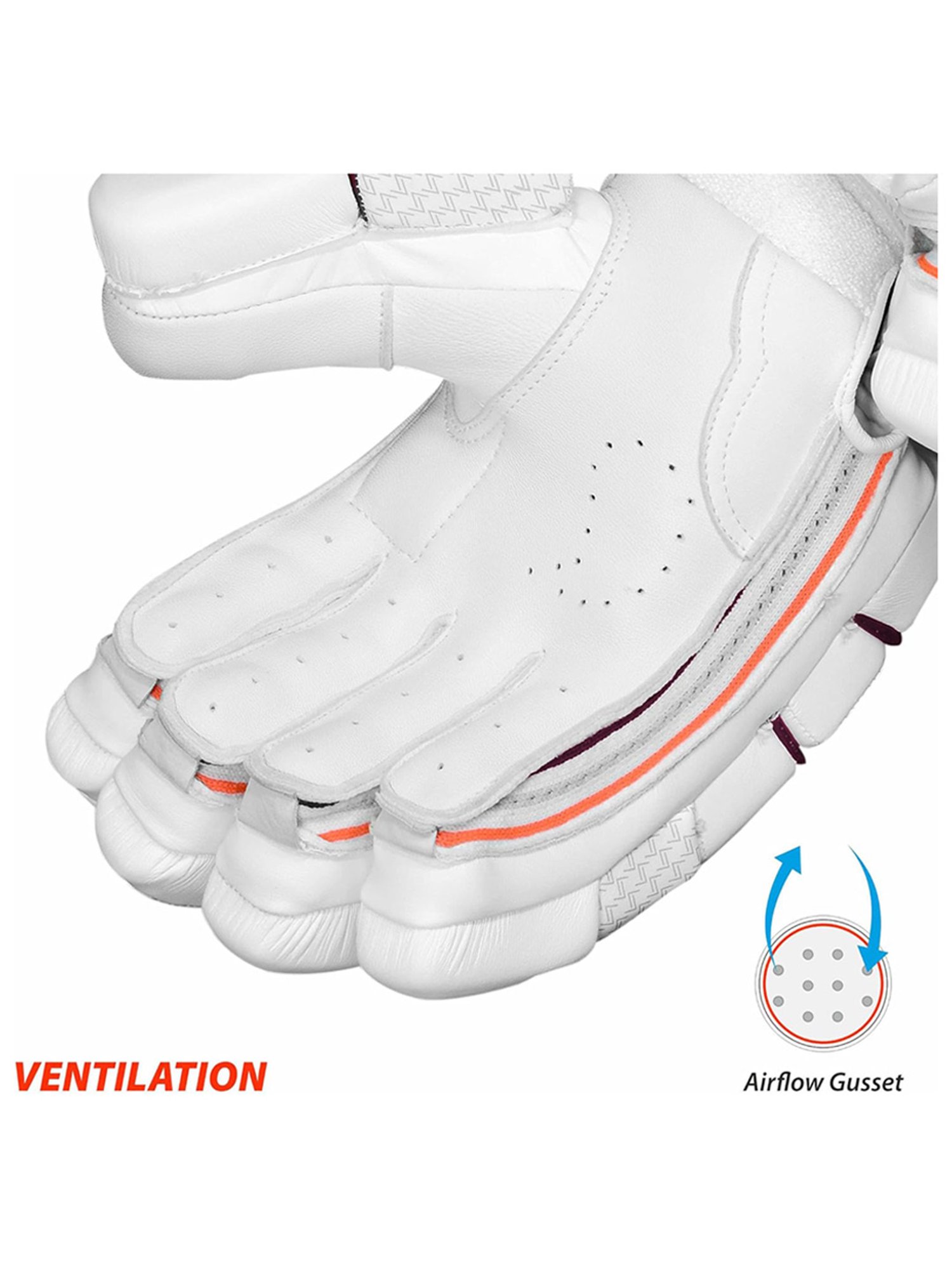 DSC Intense Speed Leather Cricket Batting Gloves Size - Mens