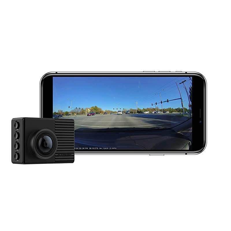 Dash Cam 66W, Extra-Wide 180-Degree Field of View In 1440P HD, 2" LCD Screen and Voice Control, Very Compact with Automatic Incident Detection and Recording , Black