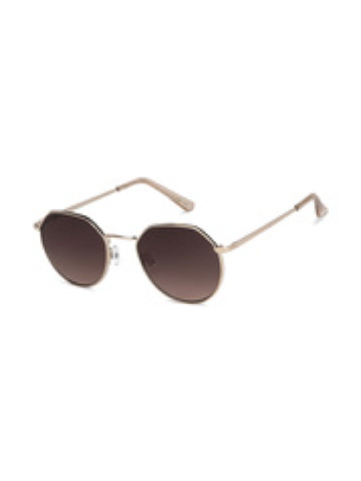Vincent Chase by Lenskart VC S13984 Brown Round Sunglasses