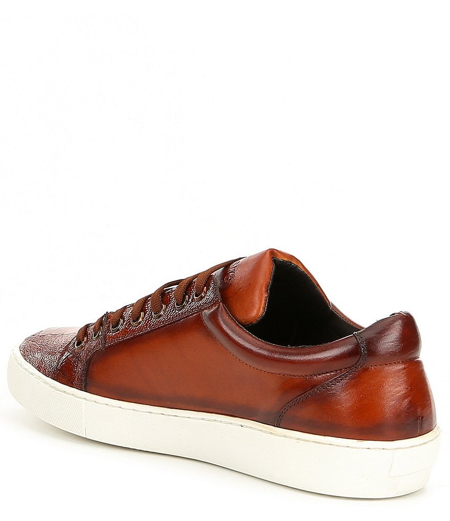 Belvedere Men's Anthony Leather Lace-Up Sneakers