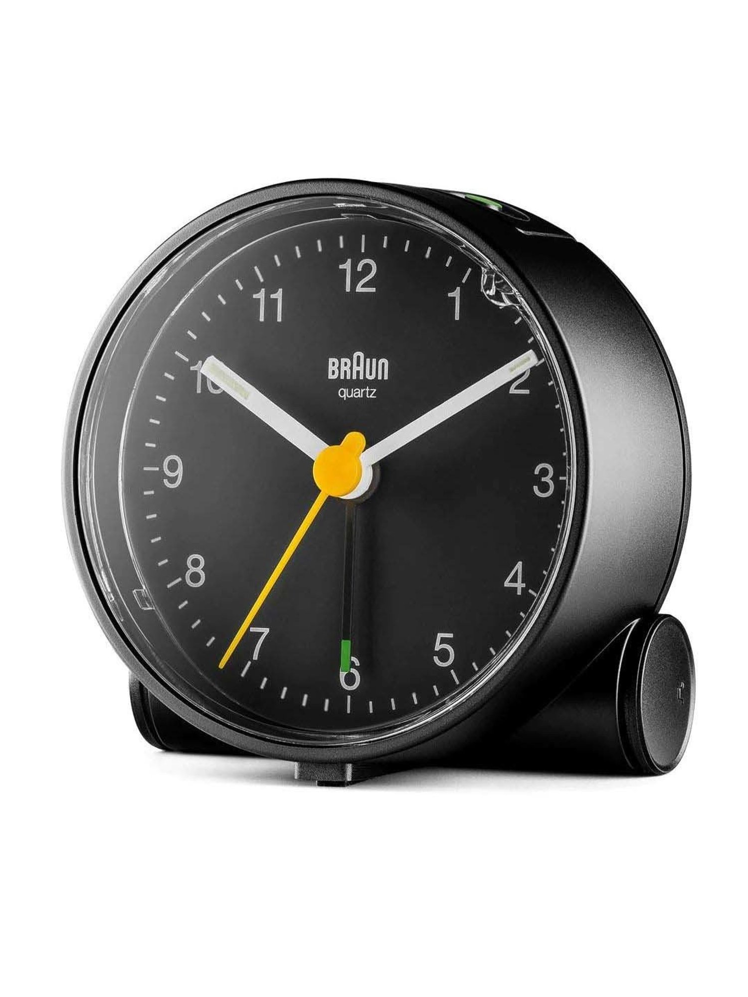 Braun Black Classic Analog Alarm Clock