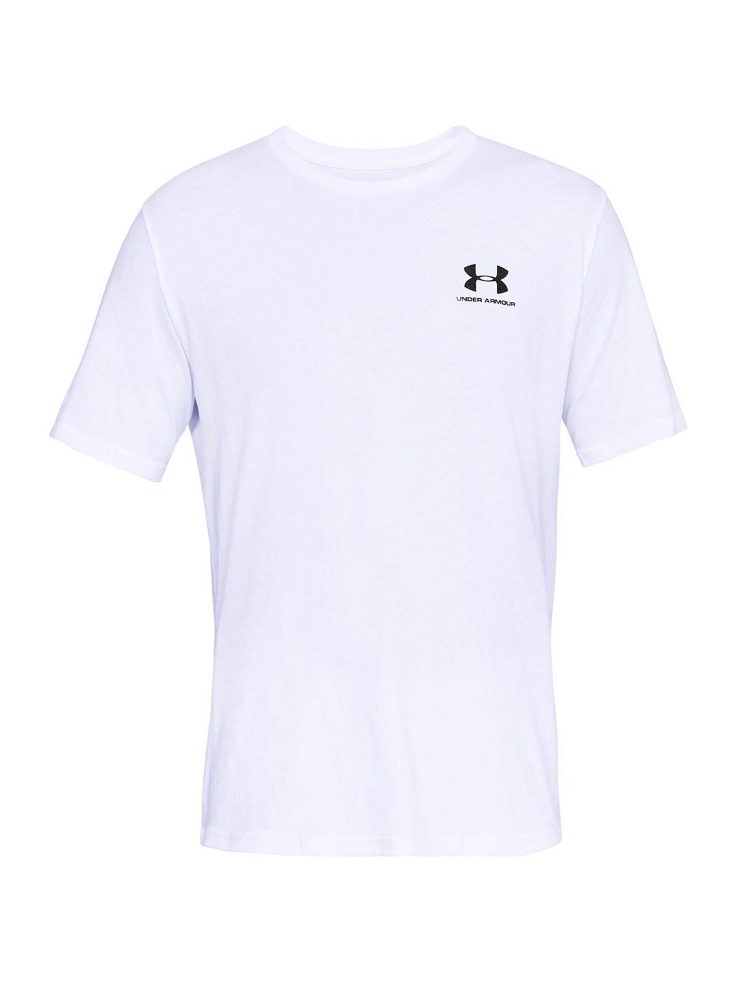 Under Armour White Cotton Slim Fit T-Shirt