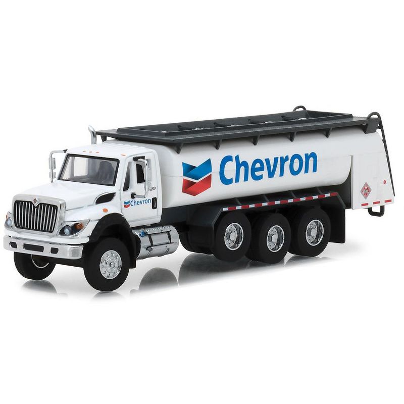 2018 International WorkStar Tanker Truck "Chevron" White S.D. Trucks Series 5 1/64 Diecast Model by Greenlight