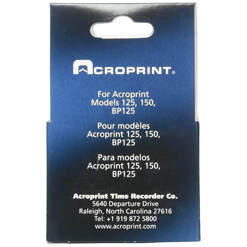 200106002 Standard 125150 Blue Ribbon Blue Time Clock Ribbon For Use With Model 125 and Model 150  Time Clocks