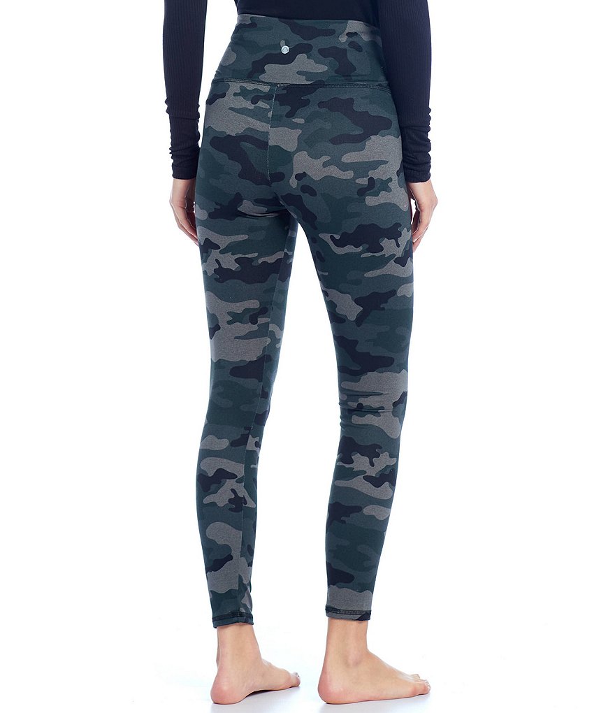 JALA Double Brushed Jersey Camouflage High Waist Lounge Leggings