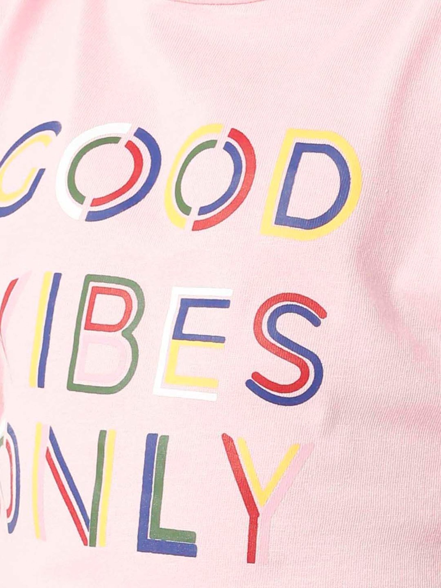 Kate & Oscar Kids Pink Cotton Printed T-Shirt