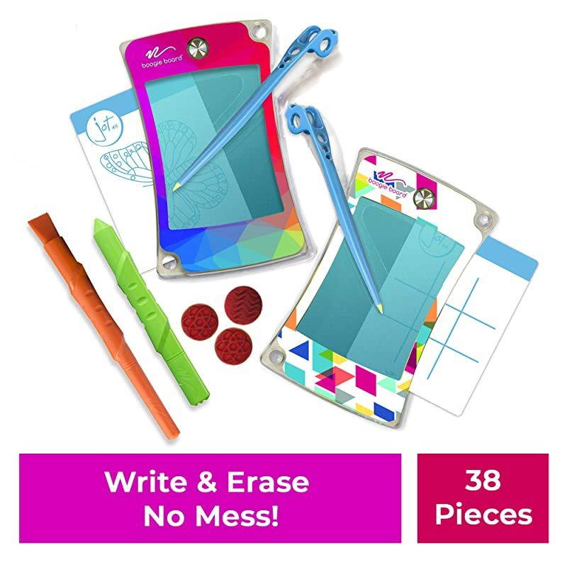 Jot 4.5 LCD Writing Tablet + Electronic Paper 4.5 inch Screen Replaces Scratch Pads and Sticky Notes LCD Writing Tablet (Pink 2 Pack)