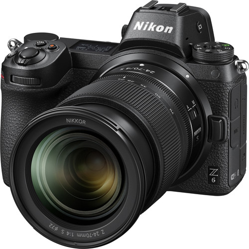 Nikon Z 6 Mirrorless Digital Camera with 24-70mm Lens and FTZ Mount Adapter Kit USA
