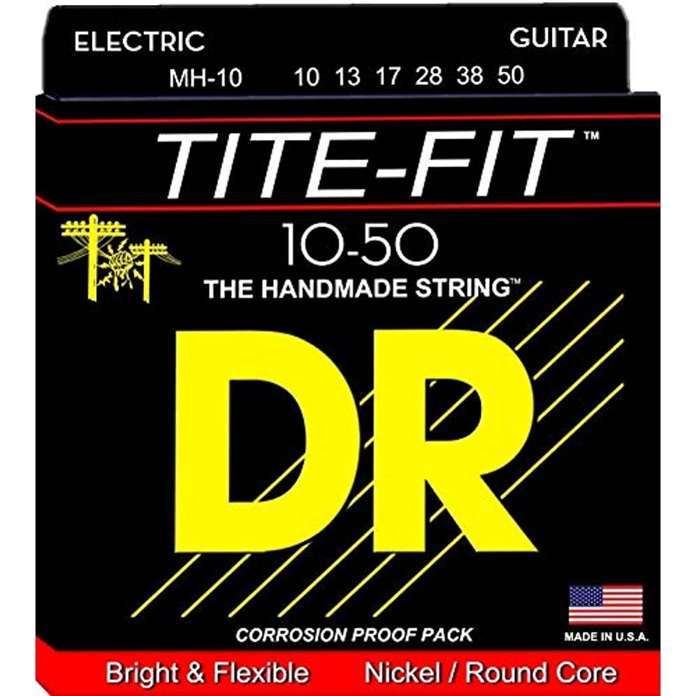 DR Tite-Fit Nickel Wound- Medium-Heavy - Electric Guitar Strings