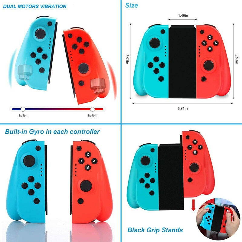 Wireless Game Controller For  Switch Console Gamepad Joypad Bluetooth