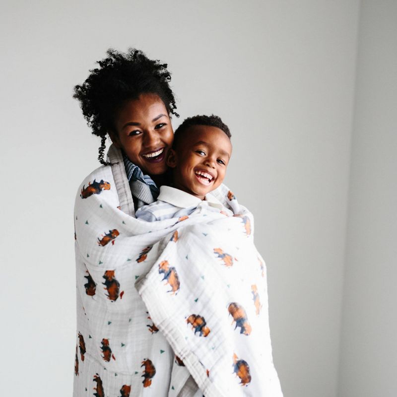 Little Unicorn XL Big Kid Cotton Muslin Quilt - Bison