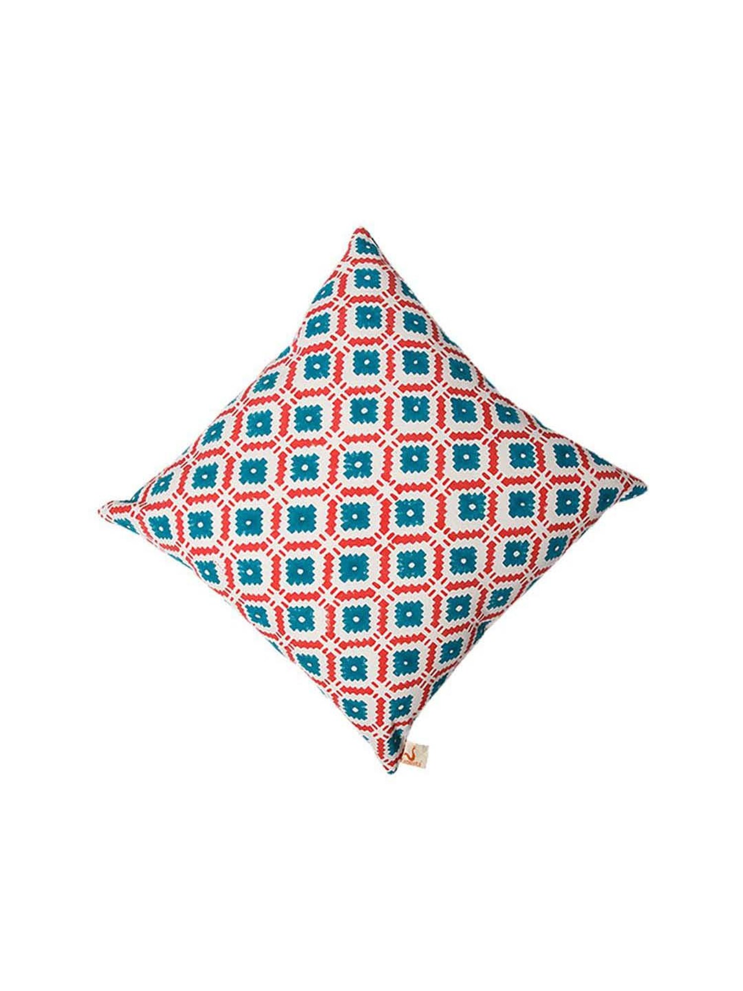 Fanusta Green & Orange Cushion Covers (46 x 46 cm) - Set of 5