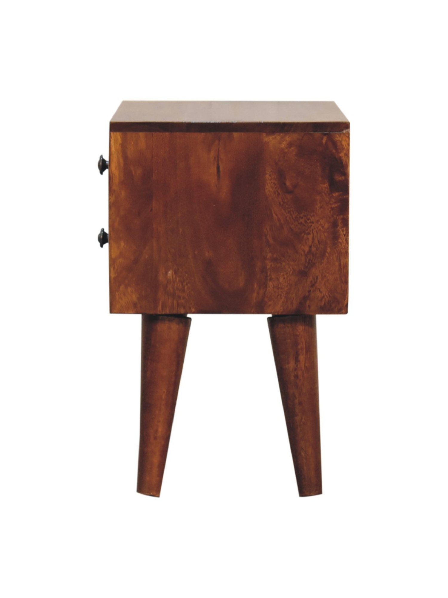 Sleepyhead Ally Teak Brown Sheesham Wood Bedside Table