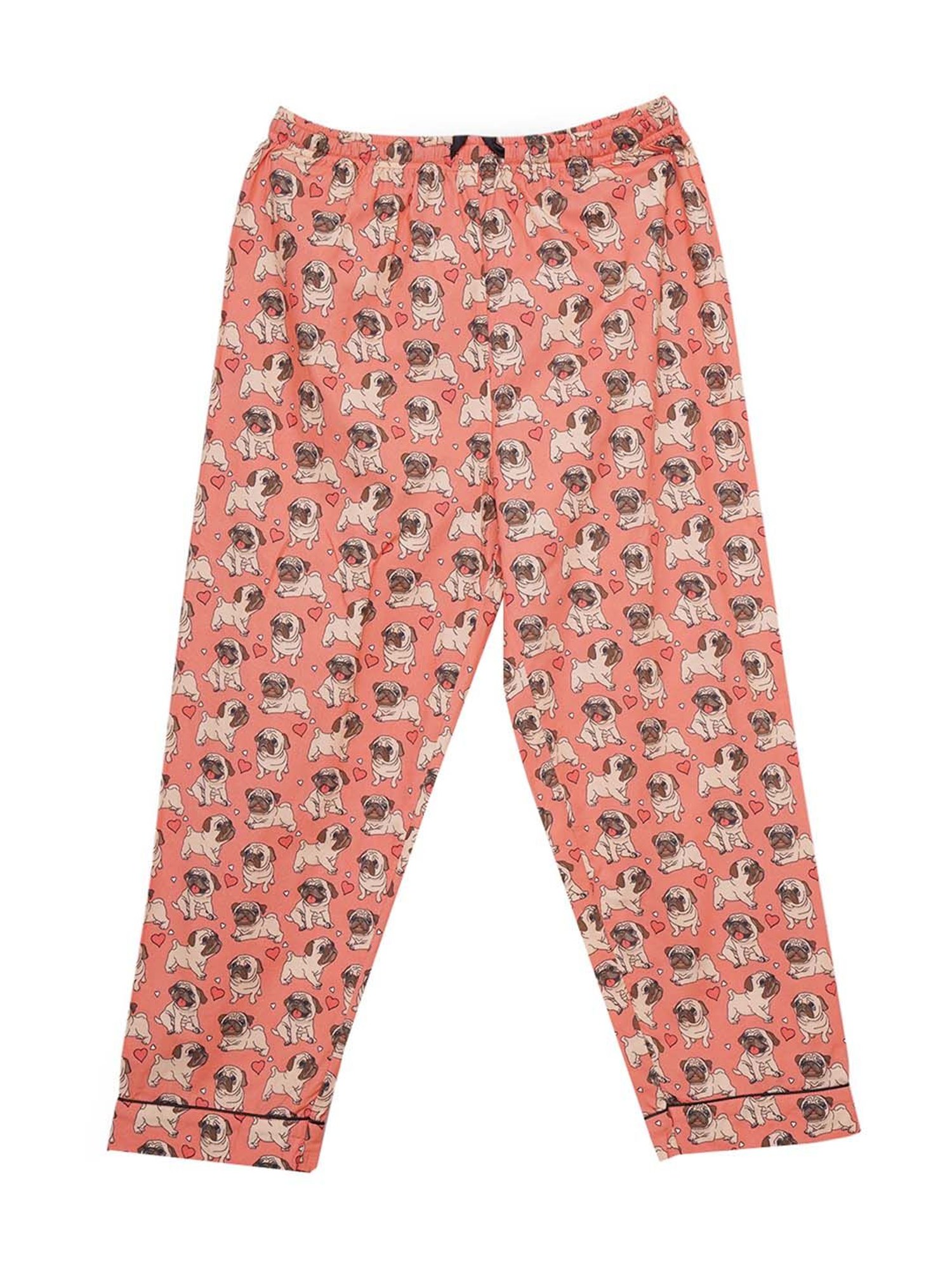 Fluffalump Boys Multicolor Cotton Printed Nightwear Top & Pants Set