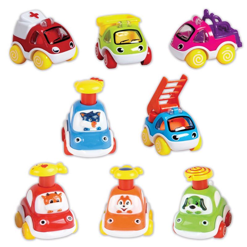 Edushape Mighty Mini Vehicles - Set of 8