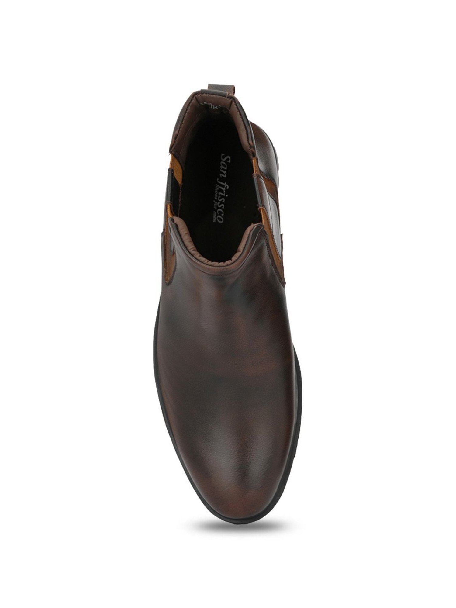 San Frissco Men's Tan Chelsea Boots