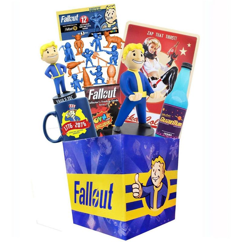 Toynk Fallout LookSee Box with Nanoforce Figures|Cable Guy|Nuka Cola by Jones Soda