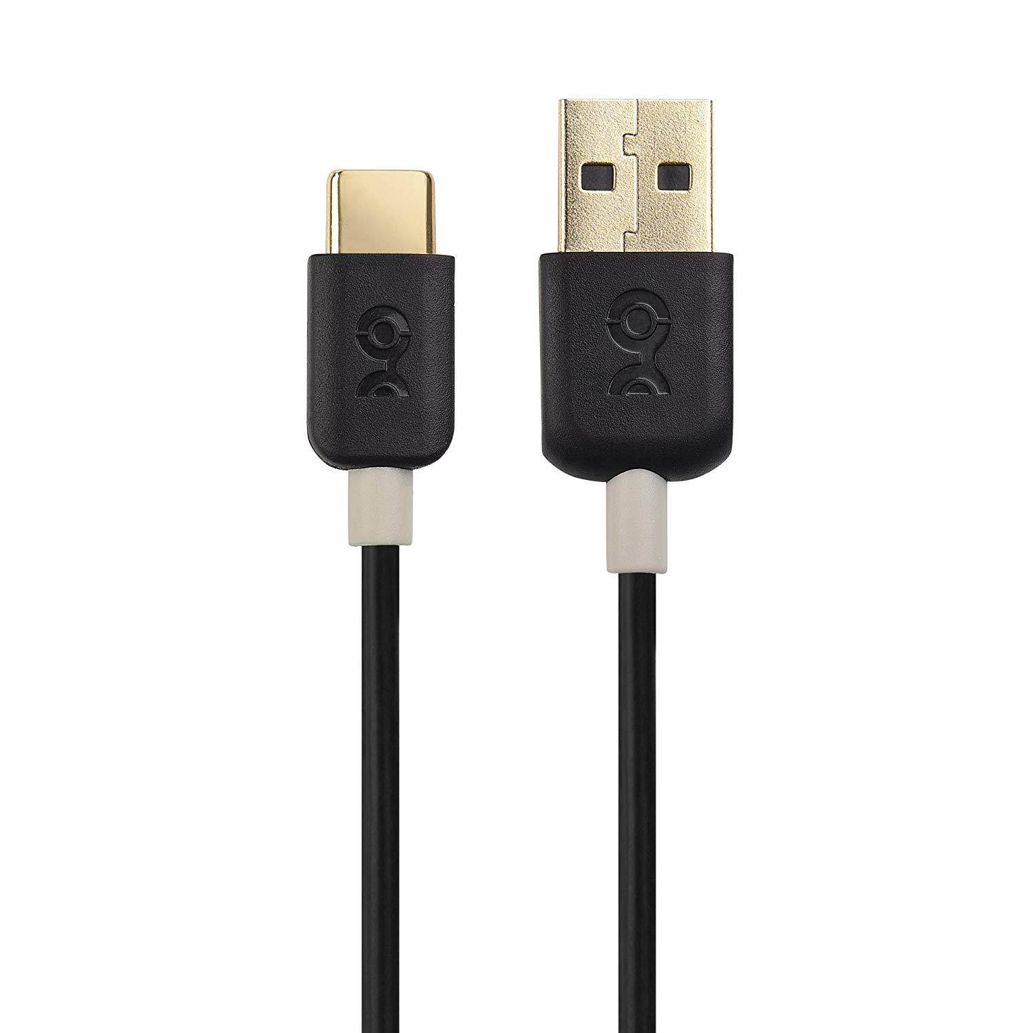 Cable Matters USB-C Cable (USB A to USB C Cable / USB C to USB Cable) in Black 3.3 Feet
