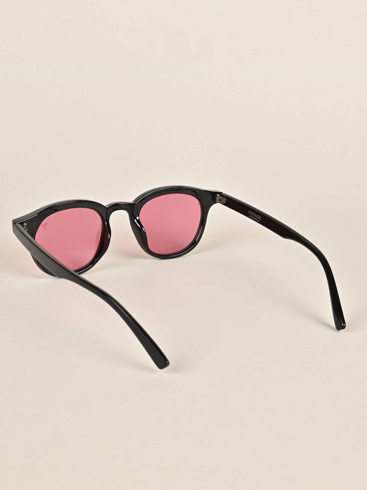 Voyage Red Round UV Protection Unisex Sunglasses