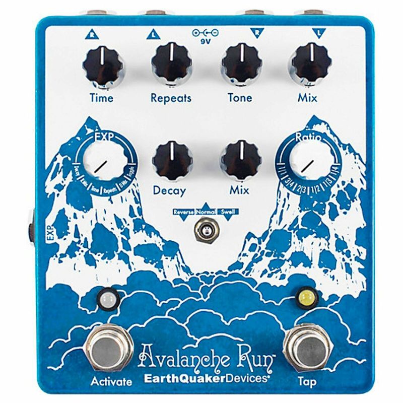 EarthQuaker Avalanche Run Delay/Reverb V2 Effects Pedal