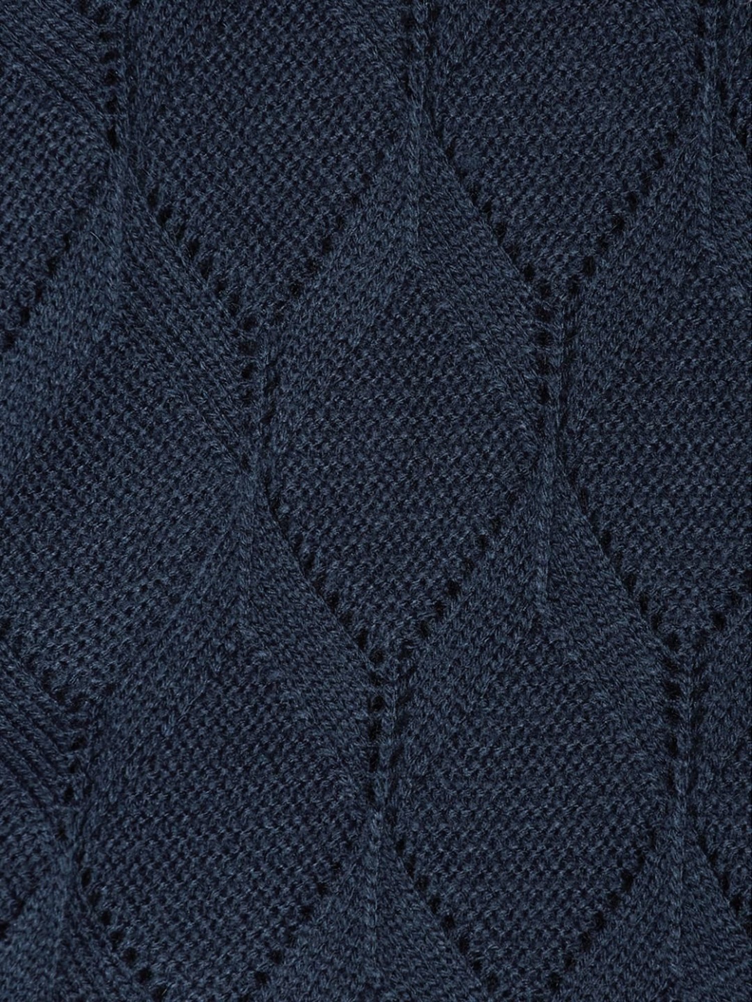 Honey by Pantaloons Blue Self Pattern Sweater