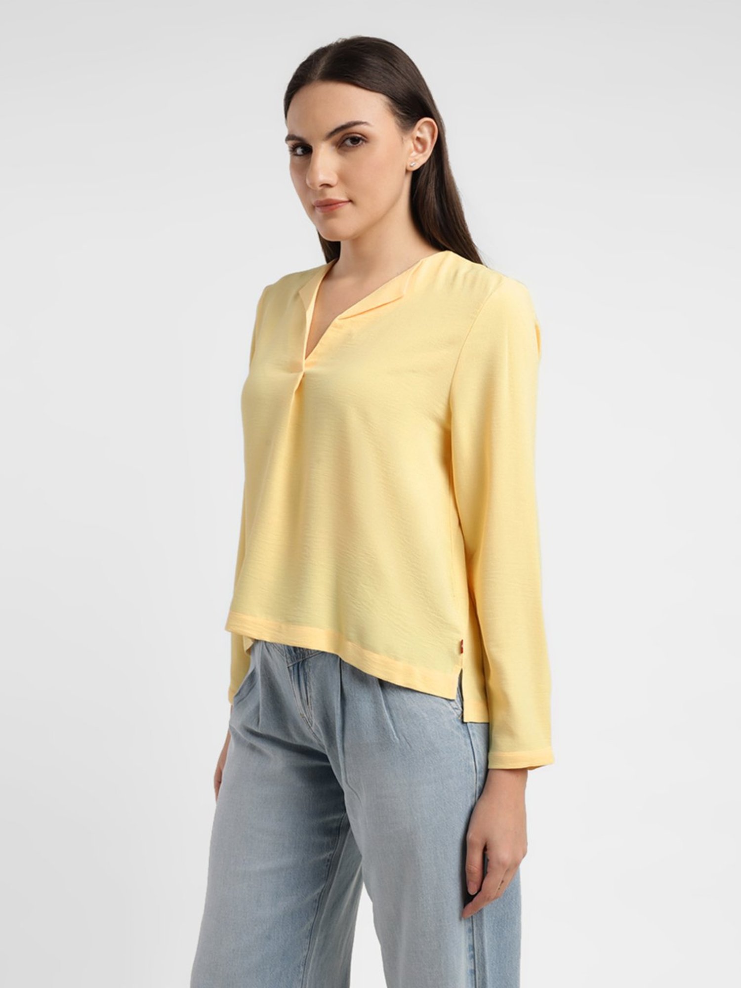 Levi's Yellow Regular Fit Top